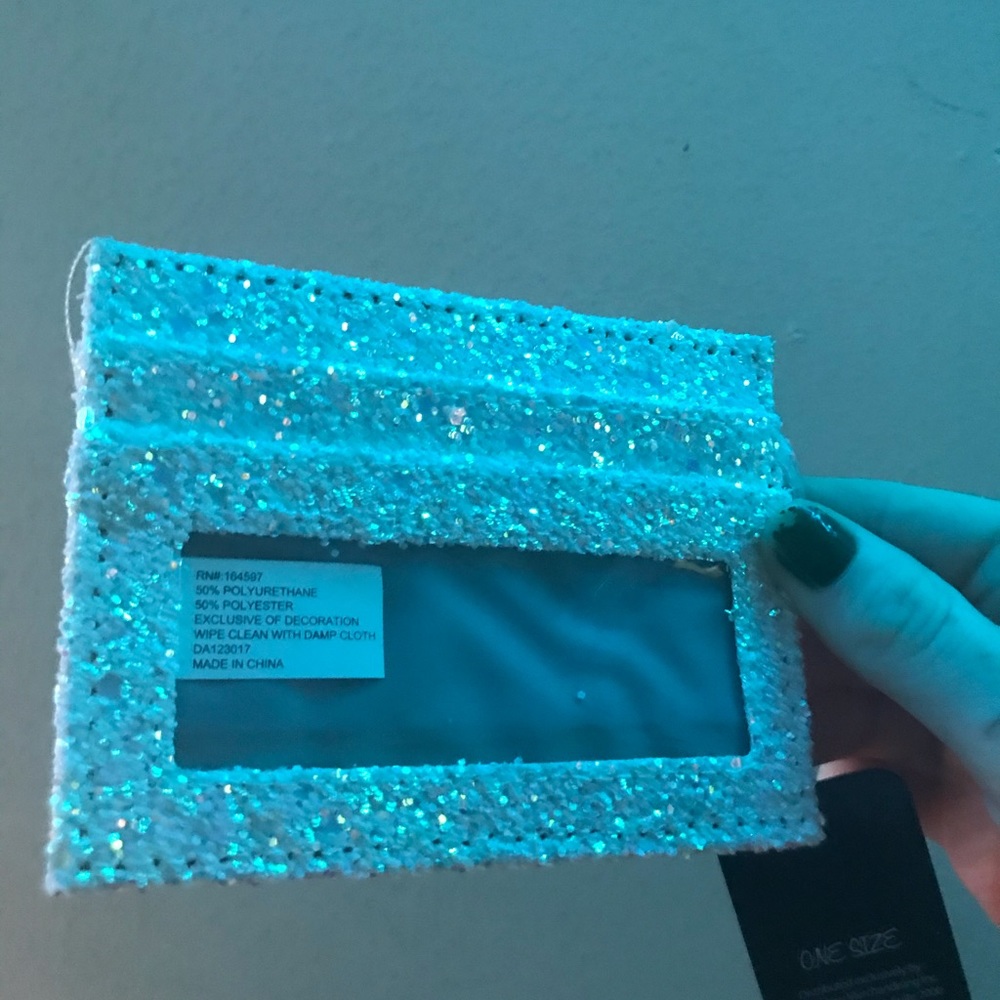 Glitter card wallet